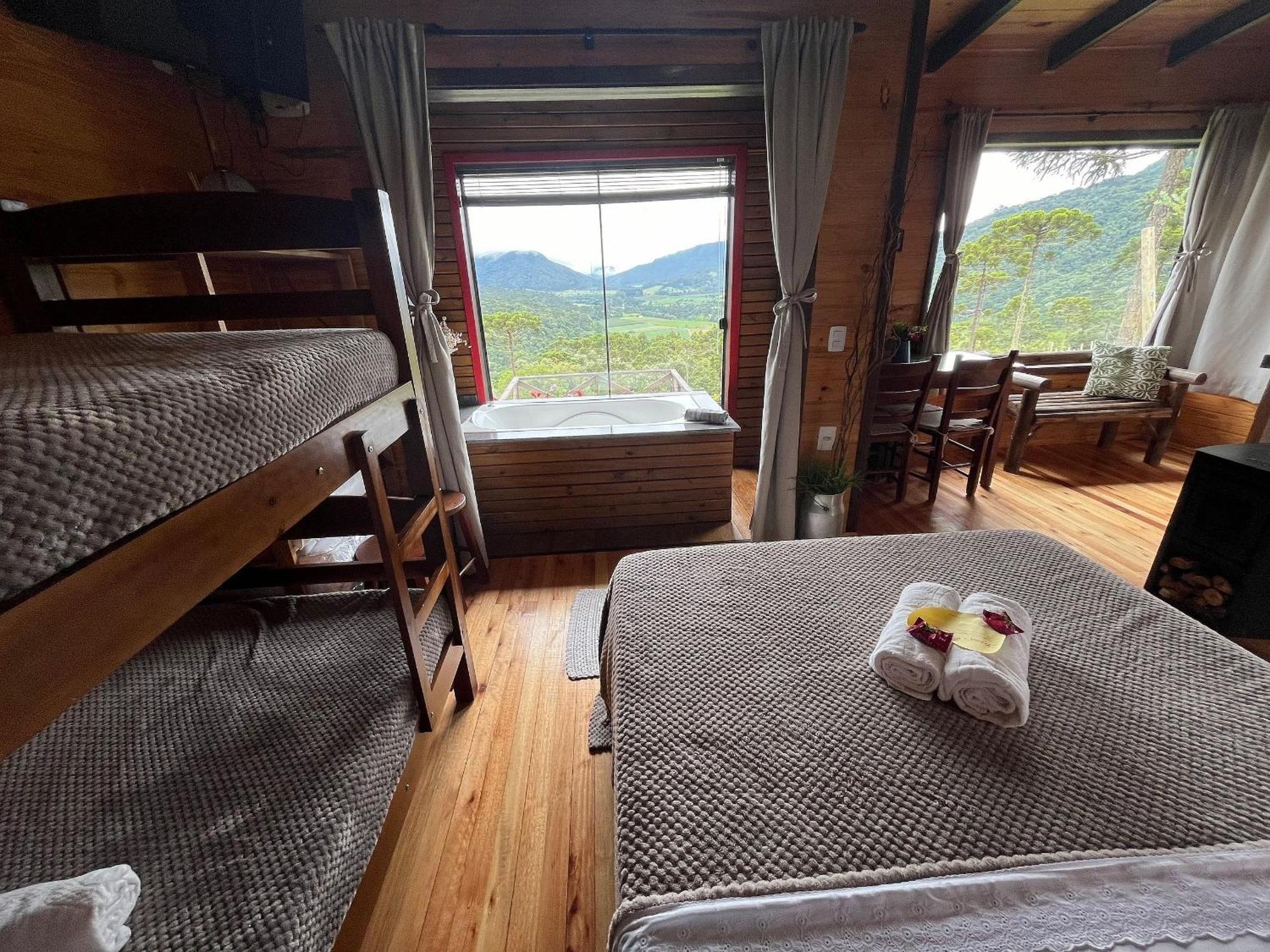 Chales Solar Da Montanha Urubici - Com Hidromassagem Ngoại thất bức ảnh