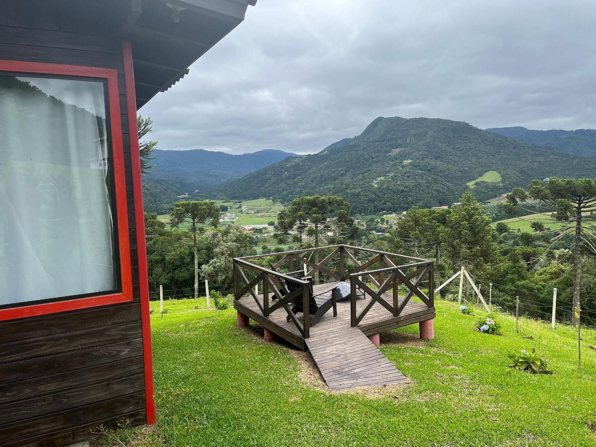 Chales Solar Da Montanha Urubici - Com Hidromassagem Ngoại thất bức ảnh